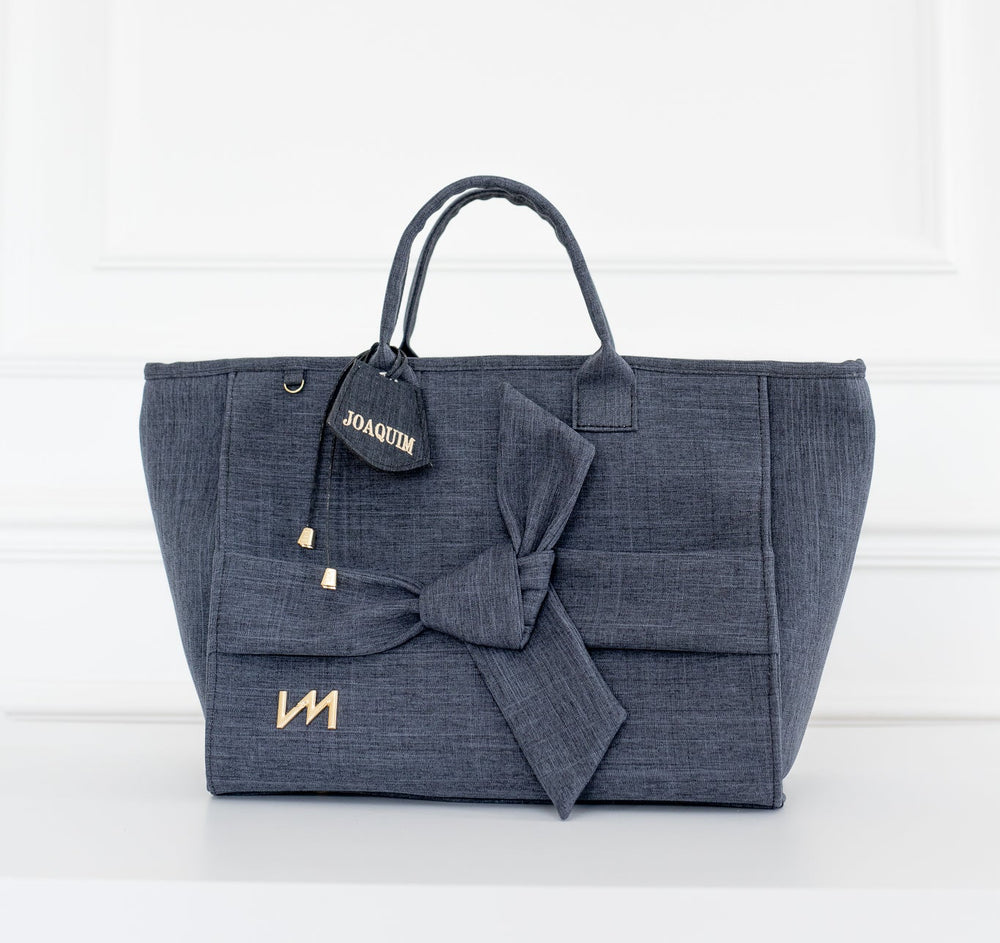 Bolsa de Maternidad Cloé Lazos Negra - Entrega Inmediata