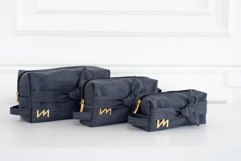 Kit Neceser Nudos Negro - Entrega Inmediata