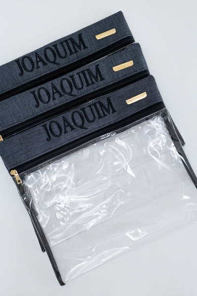 Set de organizadores Portatrajes Lino Negro