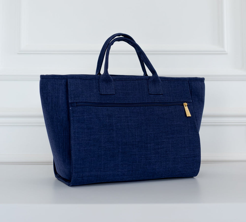 Bolso Maternal Cloé Nudos Marino - Entrega Inmediata