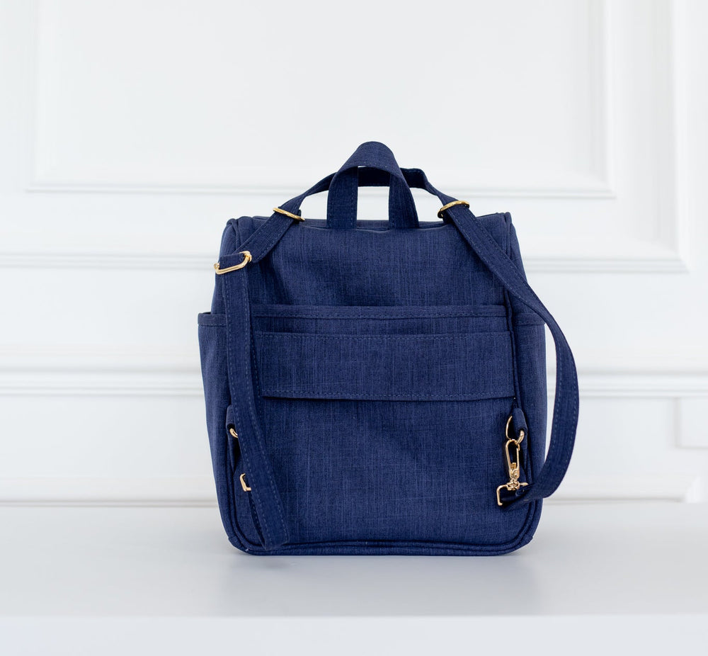 Mochila maternal 2 en 1 Nosotros Marino