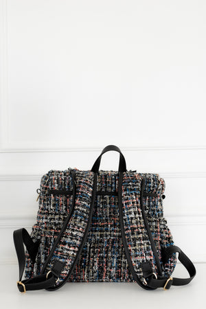 Mochila maternidade Mummy tweed preto