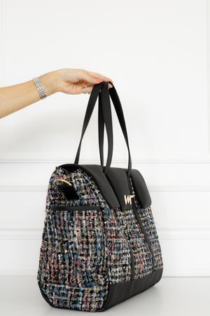 Bolsa Maternidade Cleo tweed preto
