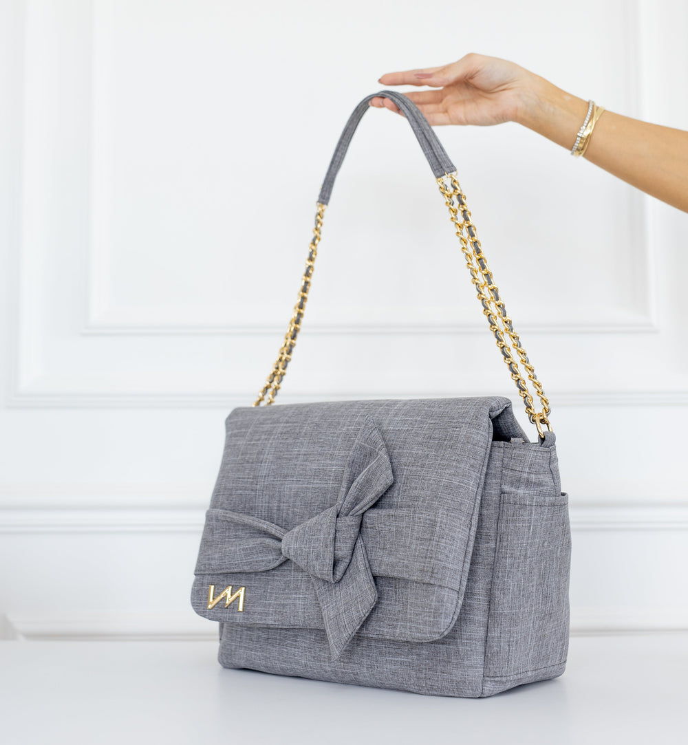 Bolso maternal Kate Lazos Gris