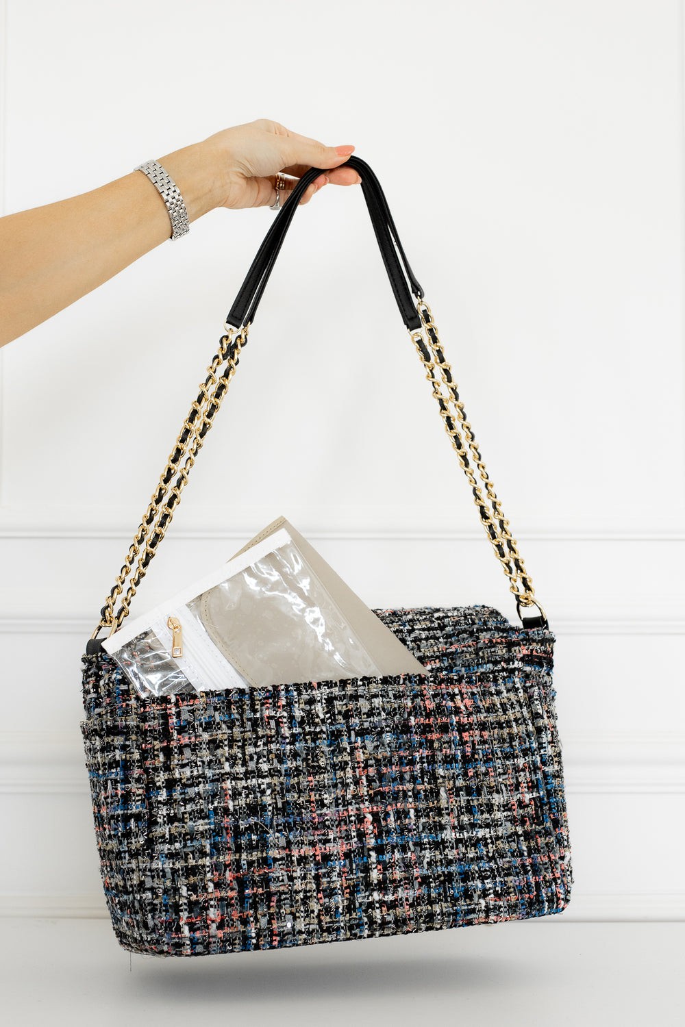 Bolsa maternidade Kate Tweed Preto