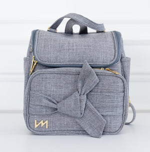 Mochila de maternidad 2 en 1 Nudos Gris