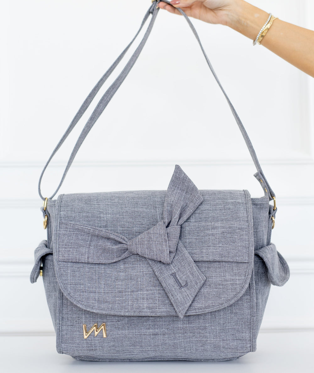 Bolso maternal Louise Nudos Gris