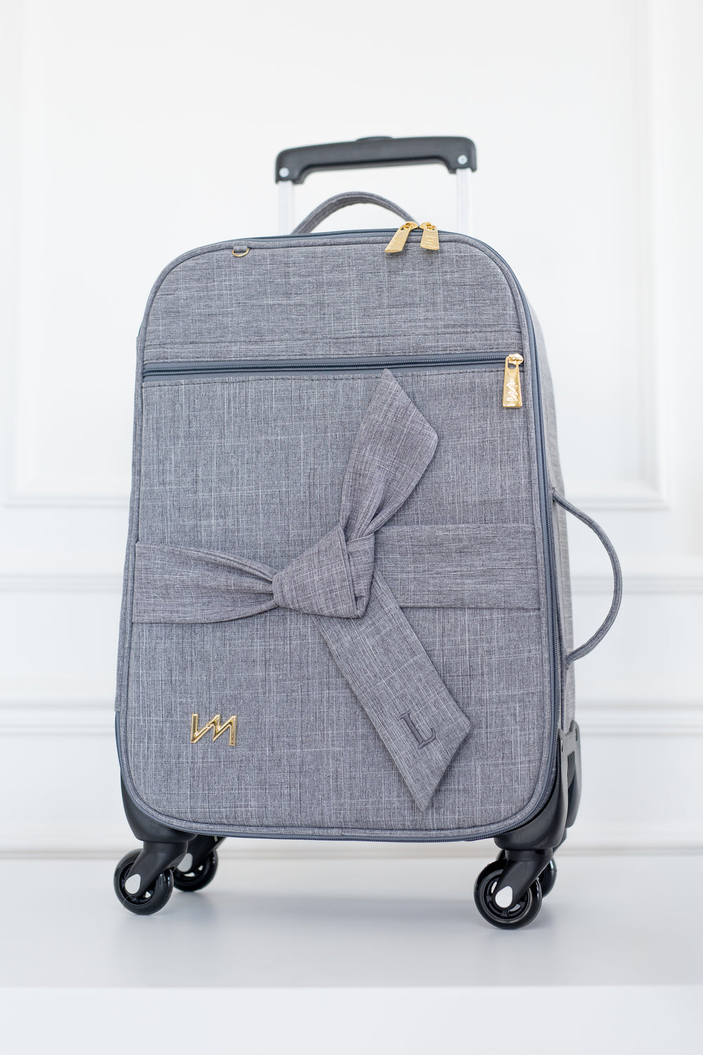 Maleta de maternidad con ruedas Nudos Gris