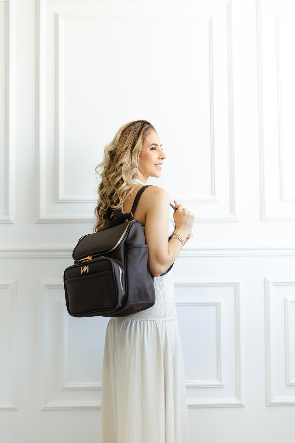 Mochila de maternidad 2 en 1 Ella Café