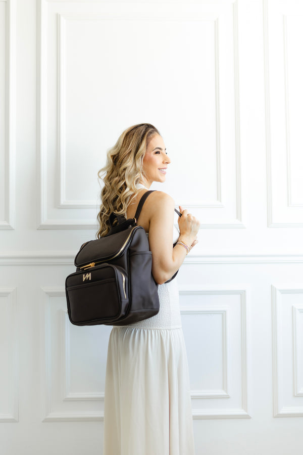 Mochila de maternidad 2 en 1 Ella Café