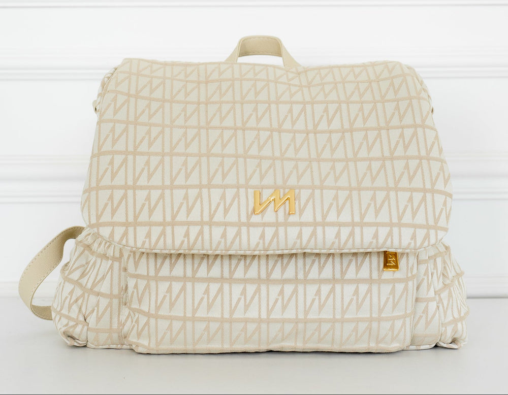 Mochila de maternidad Mummy Le Petit Beige