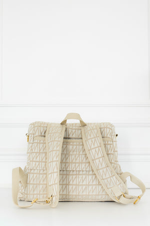 Mochila de maternidad Mummy Le Petit Beige