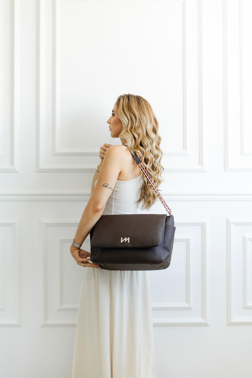 Bolso de maternidad Kate Ella Café