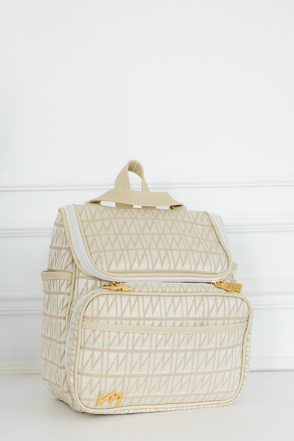 Mochila maternidade 2 em 1 Origem Bege