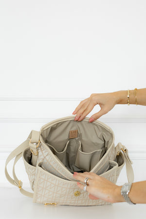 Bolsa maternidade Louise Mini Origem Bege