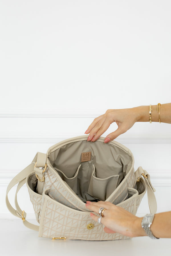 Bolsa maternidade Louise Mini Origem Bege