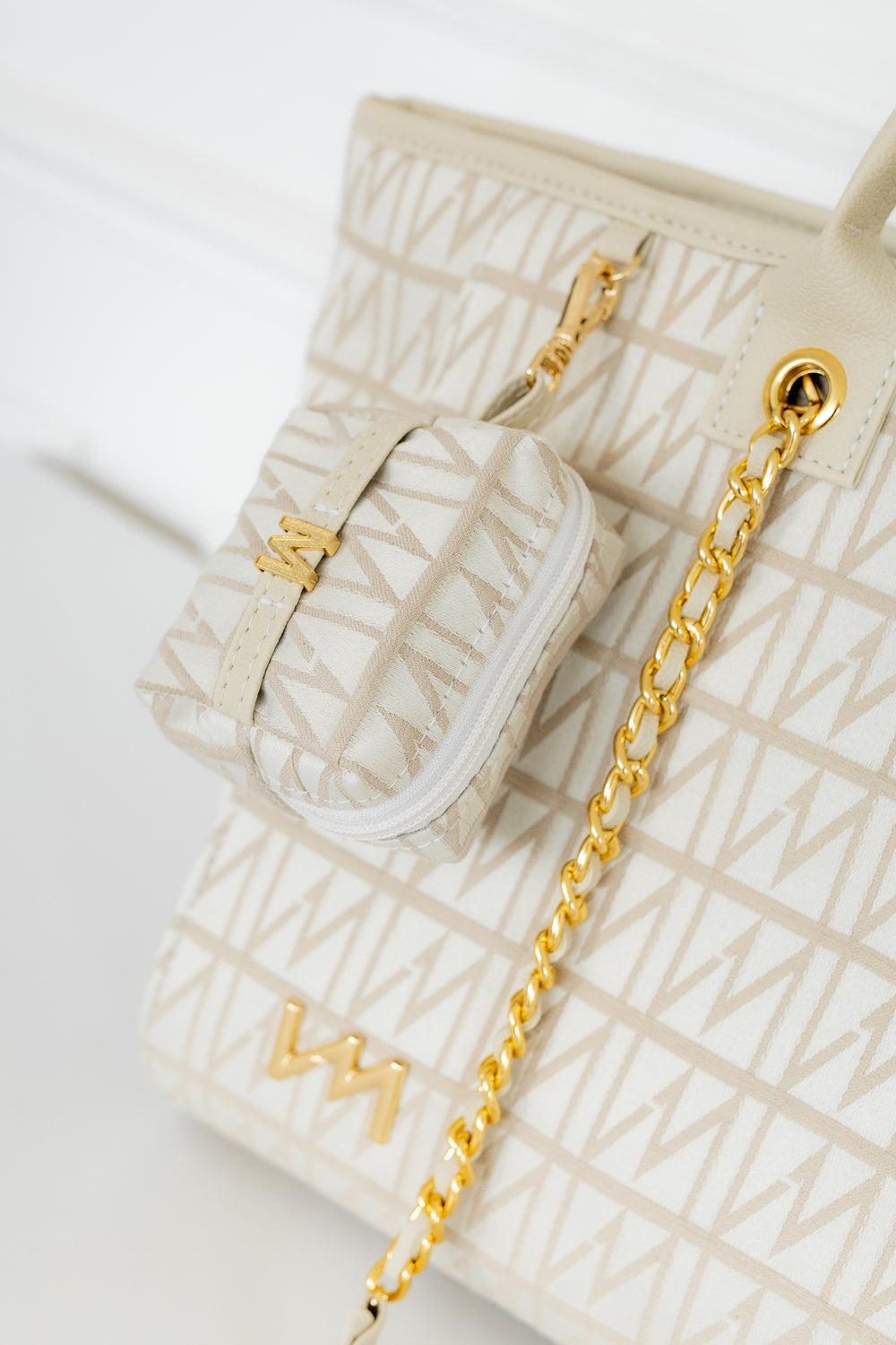 Portachupetes Ella Origen Beige