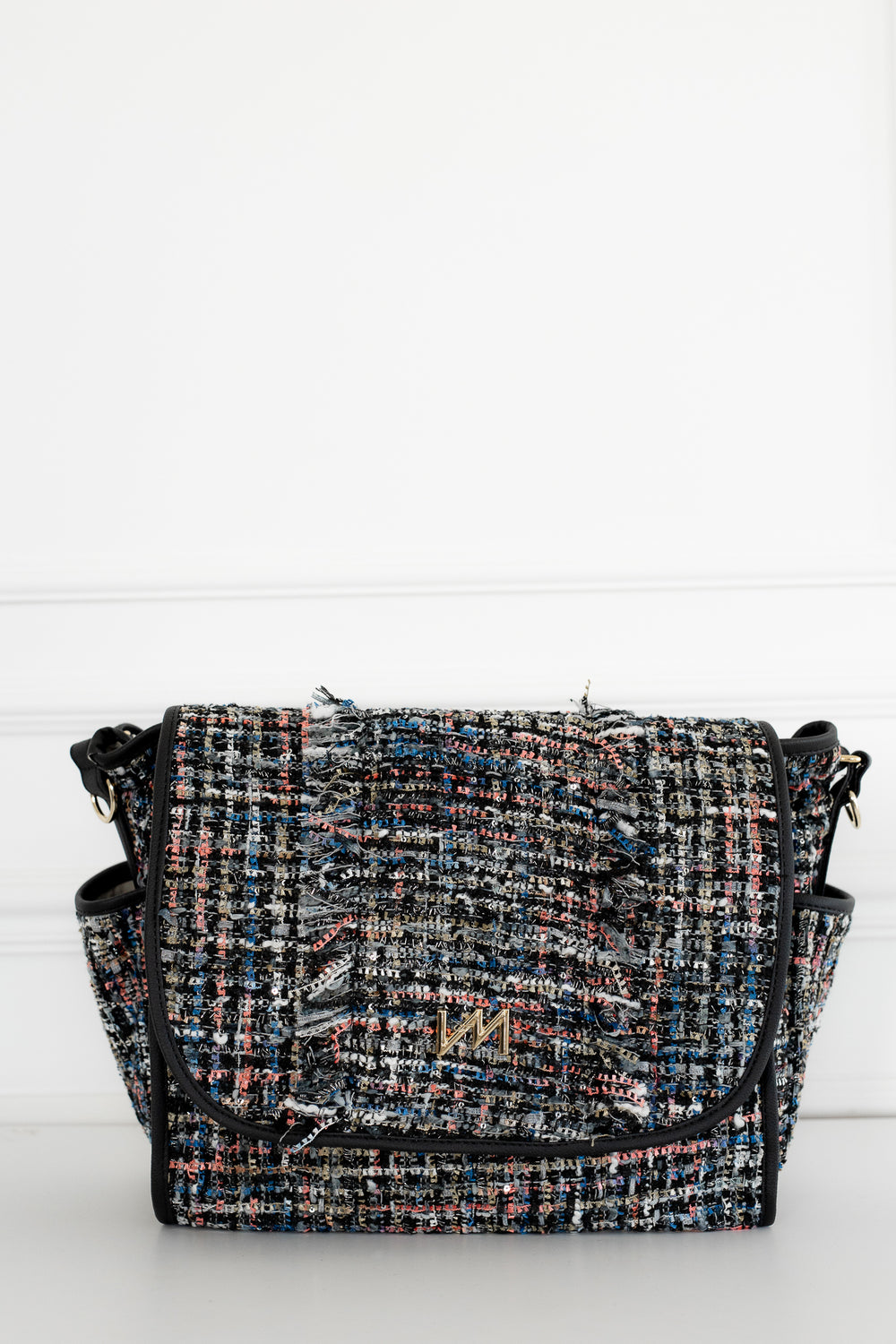 Bolsa maternidade Louise Tweed Preto