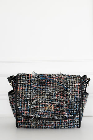 Bolsa maternidade Louise Tweed Preto