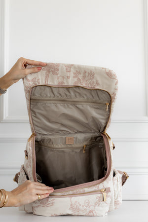 Mochila de maternidad Mummy Le Petit Beige