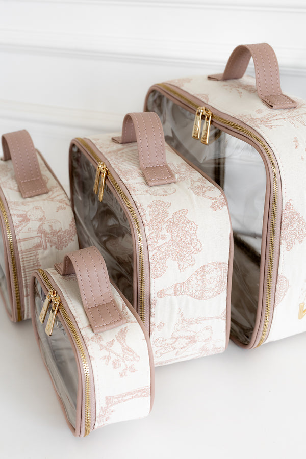 Kit Organizadores Cristal Le Petit Beige