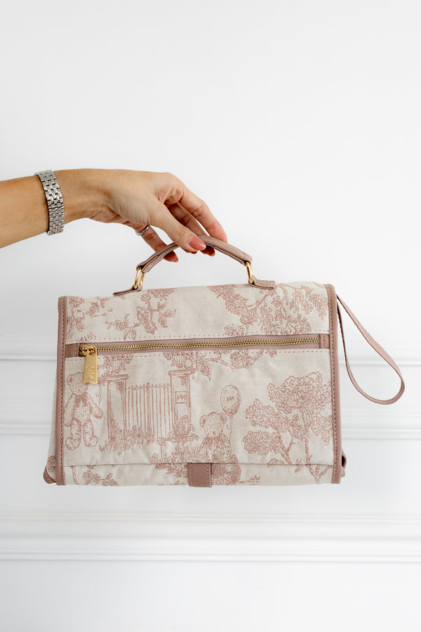Kit Bolsas Maternidad Le Petit Beige - Maleta con ruedas, Bolso Madison y Bolso Madison Mini