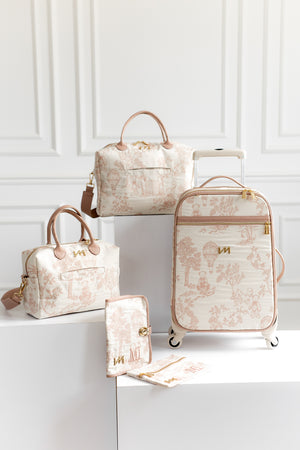Kit Bolsas Maternidad Le Petit Beige - Maleta con ruedas, Bolso Madison y Bolso Madison Mini