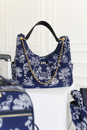 Set de bolsos de maternidad Le Petit Marino - Maleta con ruedas, Bolso Madeleine, Mochila 2 en 1, Bolsa térmica y bolso Cleo