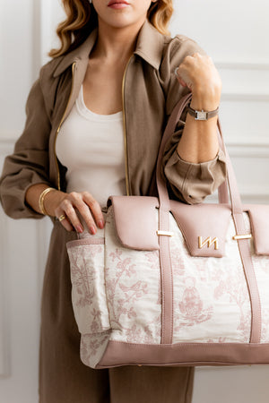 Bolsa Maternal Cleo Le Petit Beige
