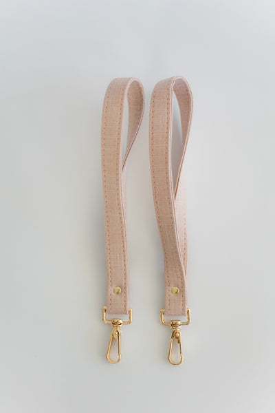 Asa de cochecito lino rosado