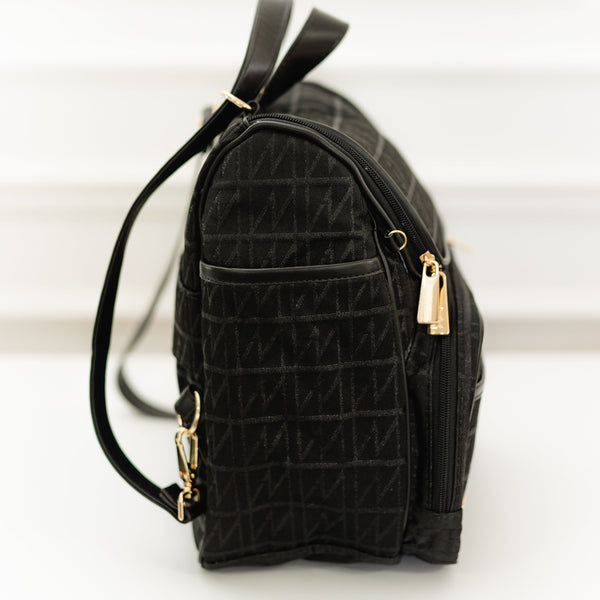 Mochila maternal 2 en 1 Origen Negro - Entrega Inmediata