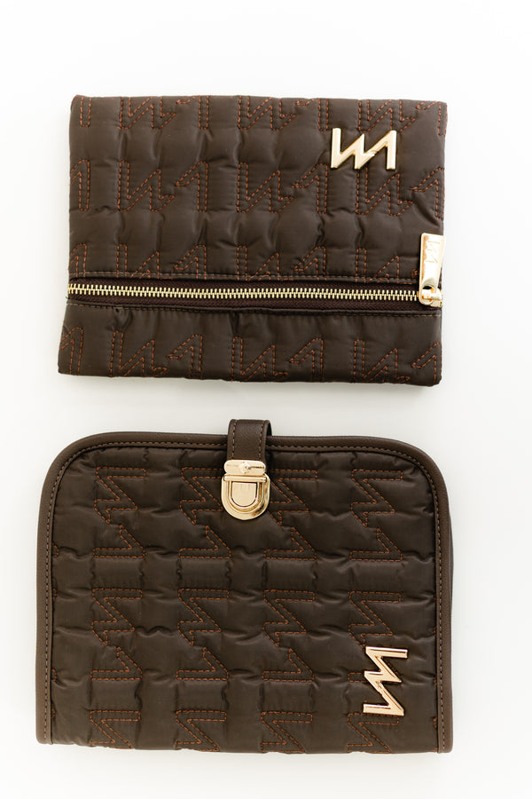 Kit Portadocumentos Urban Chic Marrón