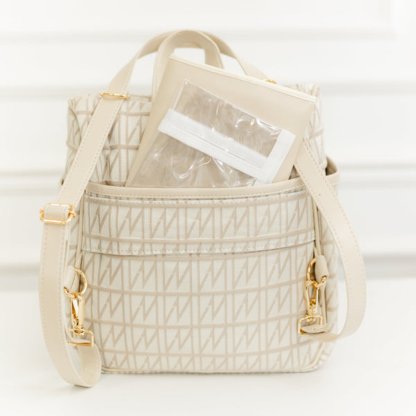 Mochila de maternidad 2 en 1 Origen Beige