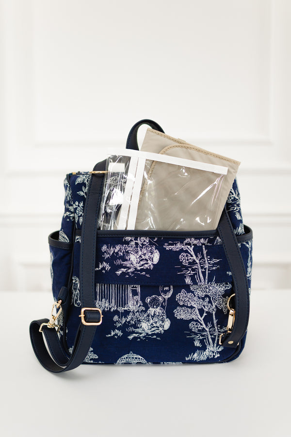 Mochila maternidade  2 em 1 Le Petit Marinho