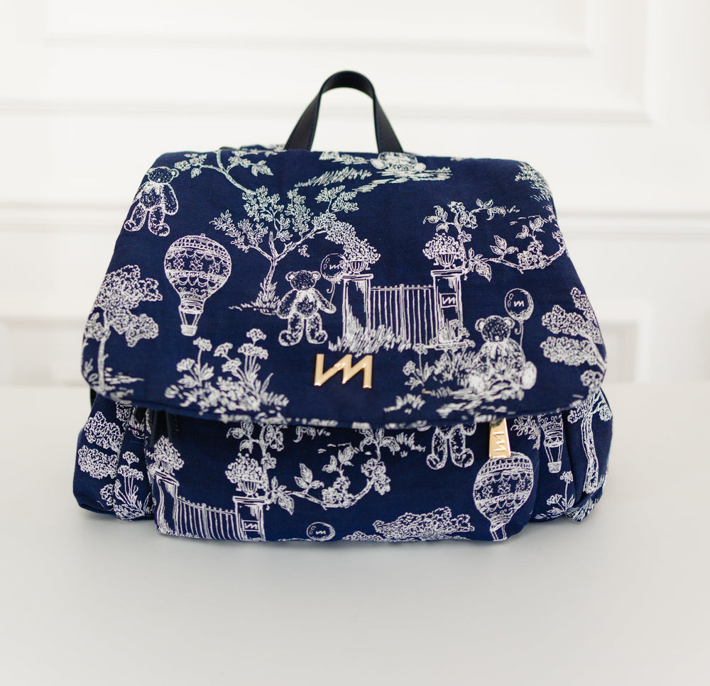 Mochila de maternidad Mummy Le Petit Azul Marino - Entrega Inmediata