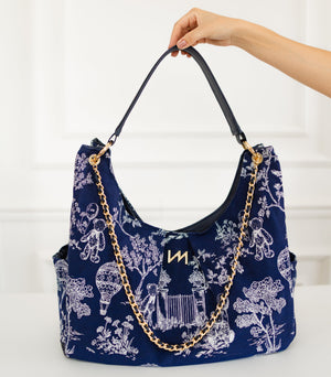 Set de bolsos de maternidad Le Petit Marino - Maleta con ruedas, Bolso Madeleine, Mochila 2 en 1, Bolsa térmica y bolso Cleo