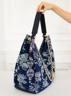 Set de bolsos de maternidad Le Petit Marino - Maleta con ruedas, Bolso Madeleine, Mochila 2 en 1, Bolsa térmica y bolso Cleo