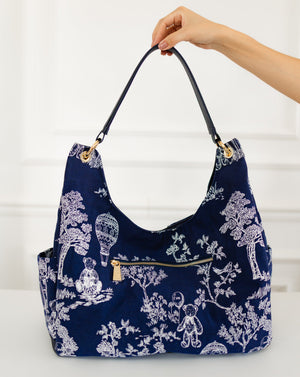 Set de bolsos de maternidad Le Petit Marino - Maleta con ruedas, Bolso Madeleine, Mochila 2 en 1, Bolsa térmica y bolso Cleo