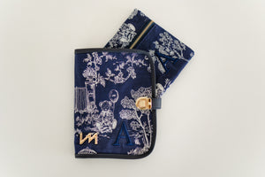 Kit Portadocumentos Le Petit Azul Marino