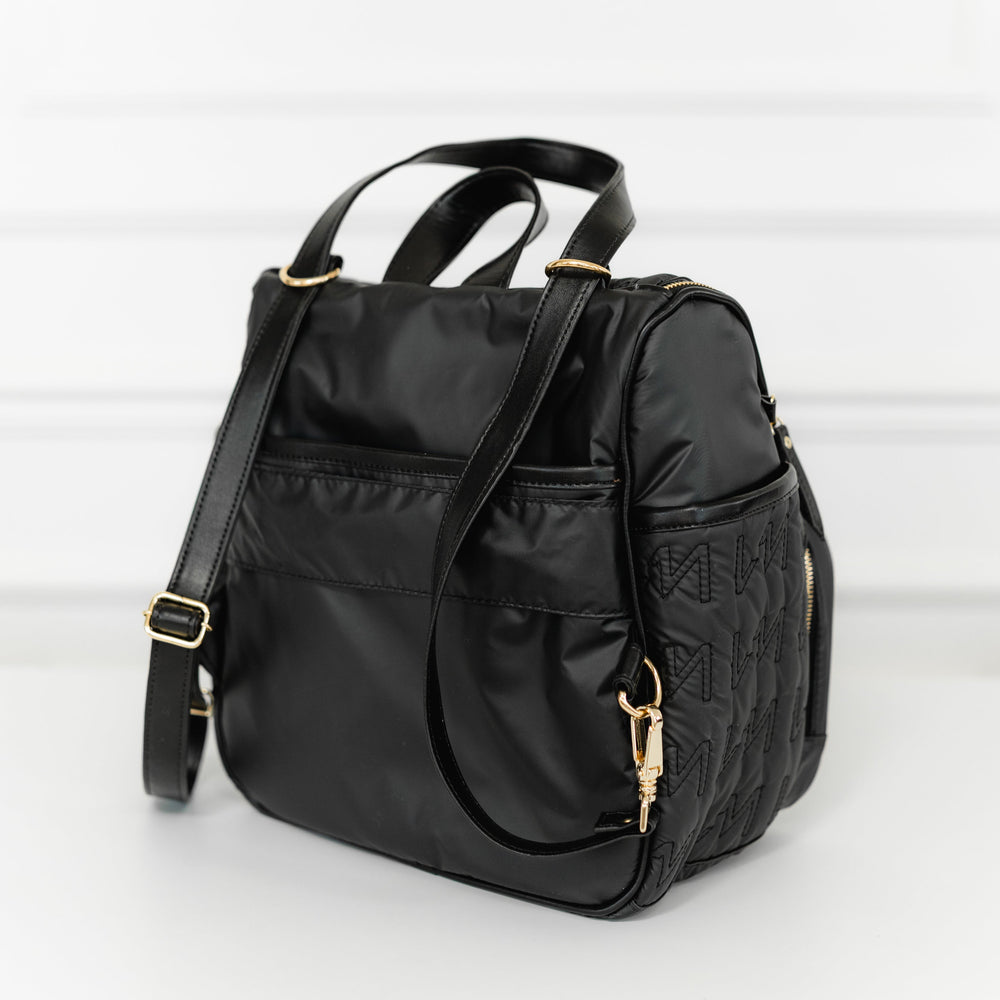 Mochila de maternidad 2 en 1 Urban Chic Negro