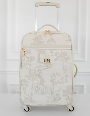 Kit Bolsas Maternidad Le Petit Beige - Maleta con ruedas, Bolso Madison y Bolso Madison Mini