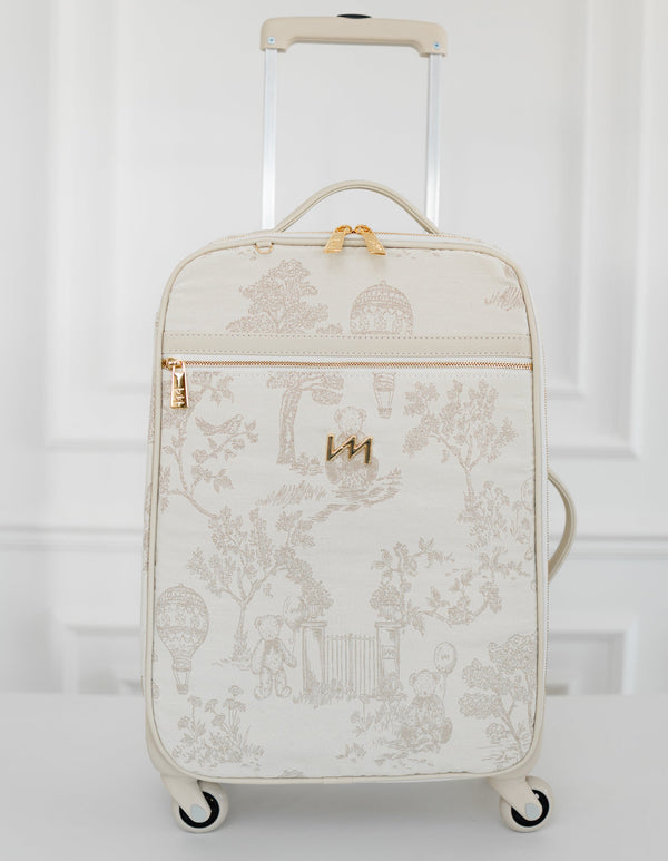 Kit Bolsas Maternidad Le Petit Beige - Maleta con ruedas, Bolso Madison y Bolso Madison Mini