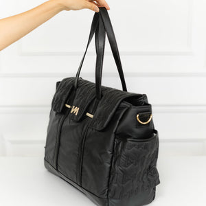 Bolsa Maternal Cleo Urban Chic Negra - Entrega Inmediata