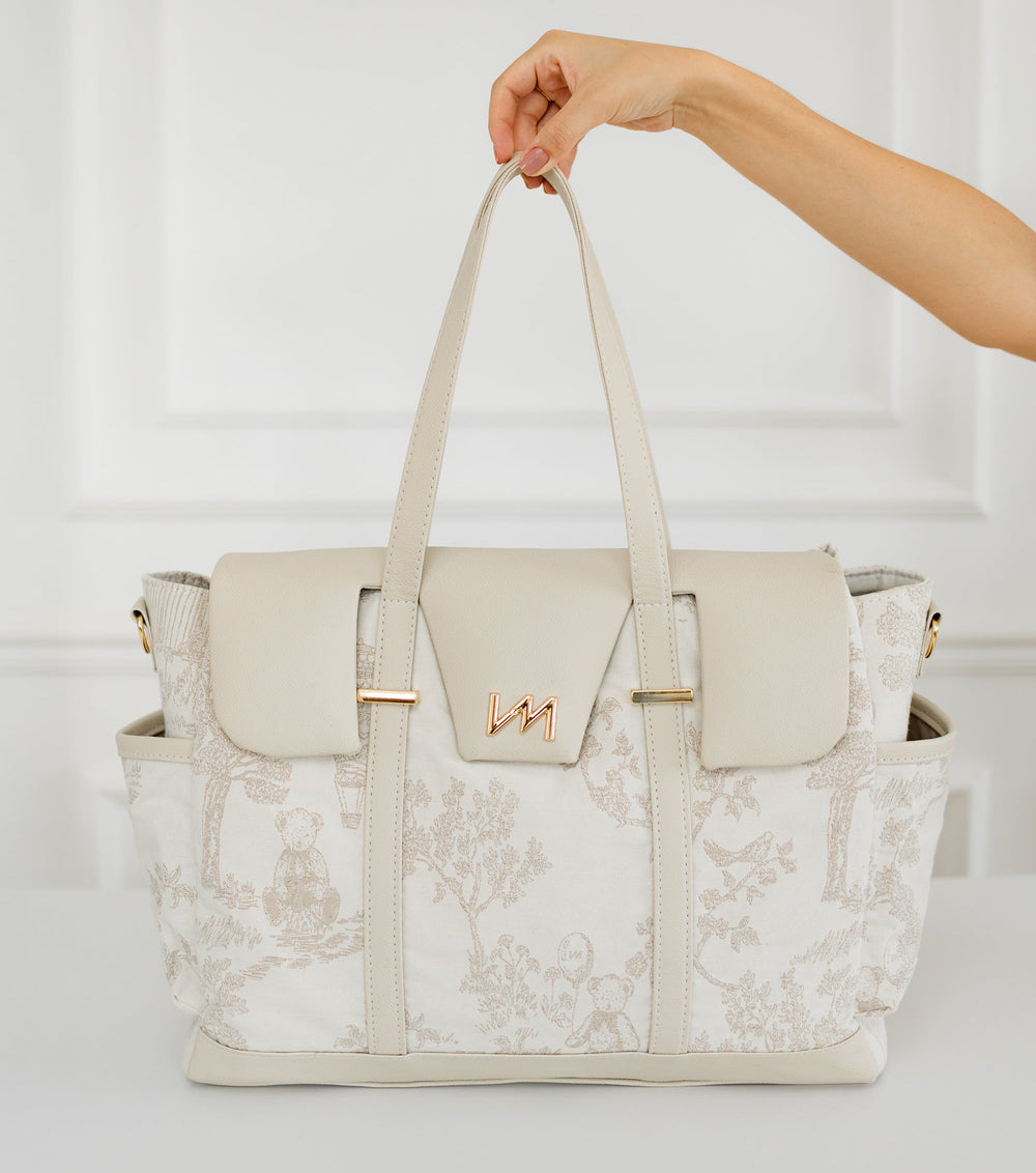 Bolsa Maternal Cleo Le Petit Beige
