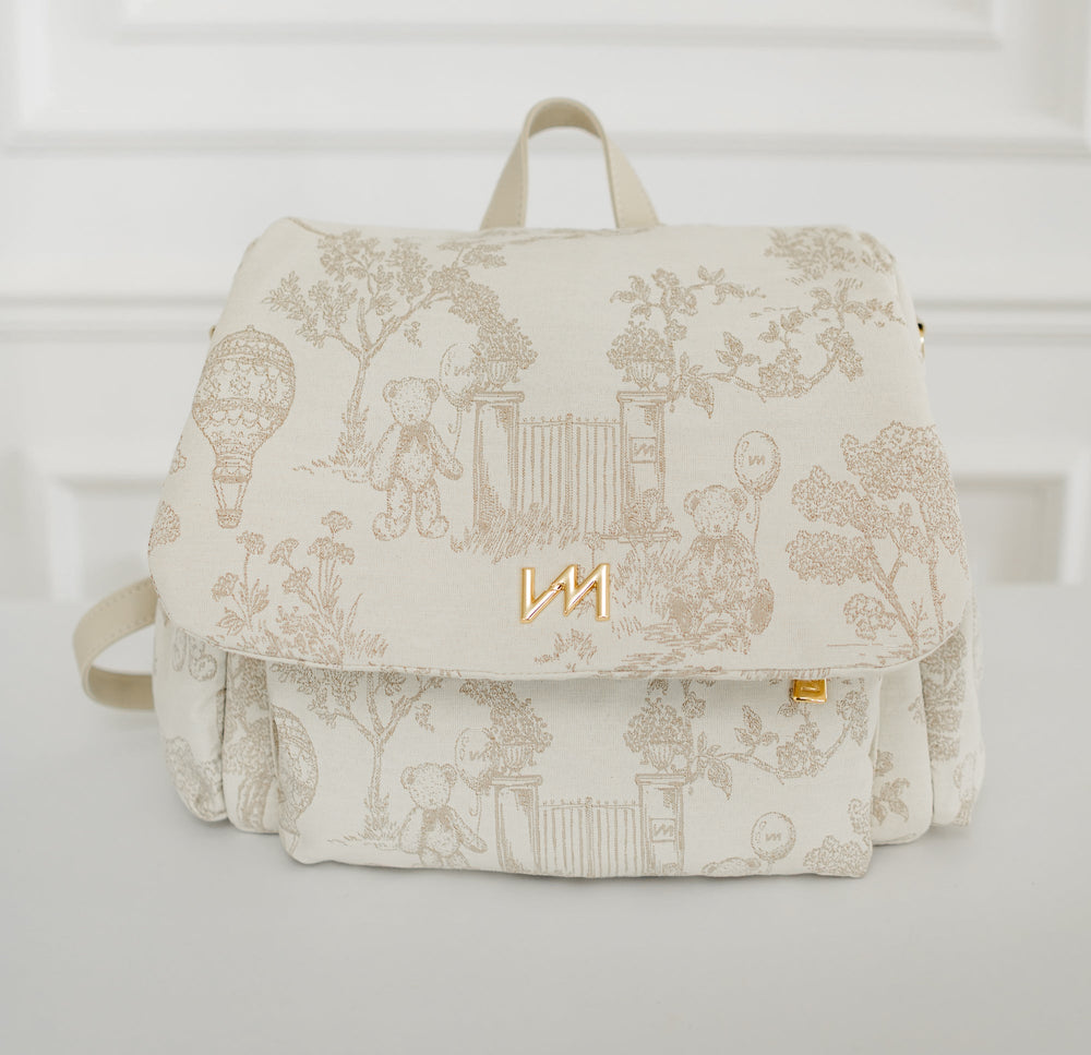 Mochila de maternidad Mummy Le Petit Beige