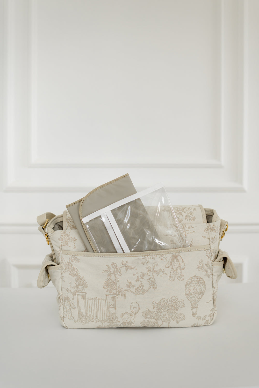 Bolsa de maternidad Louise Le Petit Beige