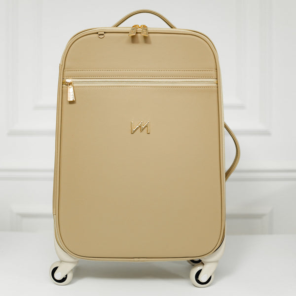 Maleta de maternidad con ruedas Ella Beige