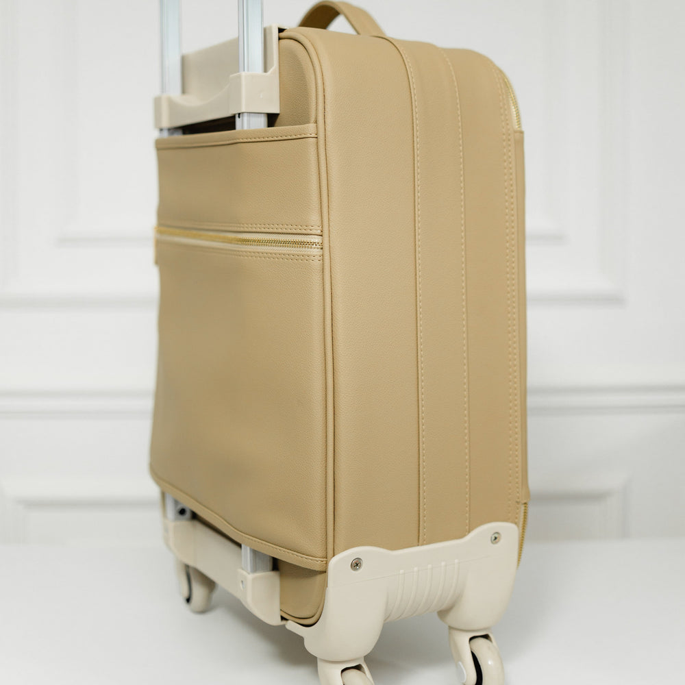 Maleta de maternidad con ruedas Ella Beige