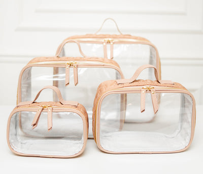 Kit Organizadores Cristal Urban Chic Rosé