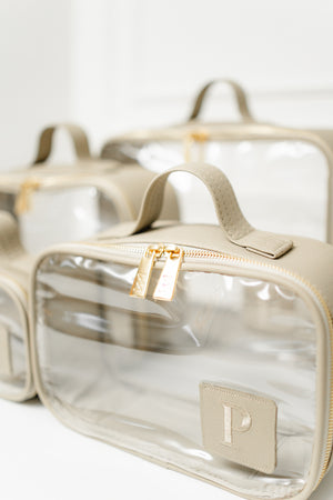 Kit de organizadores de cristal Ella Gris